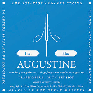 Augustine Classic Blue High Tension Nylon Strings - Downtown Music Sydney