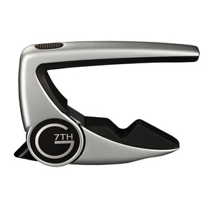 G7th Performance 2 Capo for 6-String Acoustic or Electric Guitar - Silver - Downtown Music Sydney