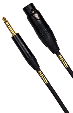 Mogami Gold TRS to XLRF Cable - 3ft