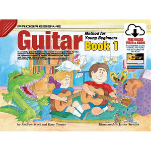 Progressive Guitar Method for Young Beginners Book 1 with Online Audio & Video - Downtown Music Sydney