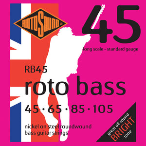 Rotosound RB45 Rotobass Standard Bass Strings (45-105)