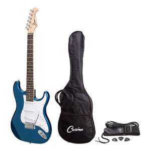 Casino ST-Style Electric Guitar Set - Metallic Blue