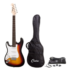 Casino ST-Style Left Handed Electric Guitar Set - Sunburst