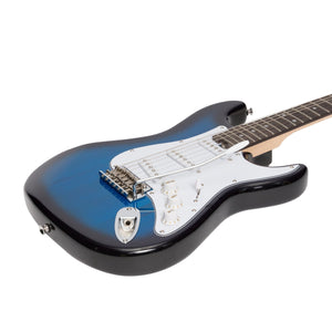 Casino ST-Style Short Scale Electric Guitar Set - Blueburst