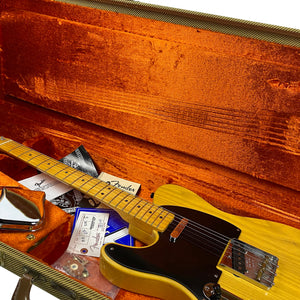 2000 Fender American Vintage '52 Telecaster Left Handed - Butterscotch Blonde