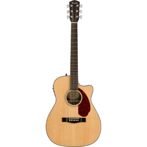 Fender CC-140SCE Acoustic/Electric Guitar - Natural with Case