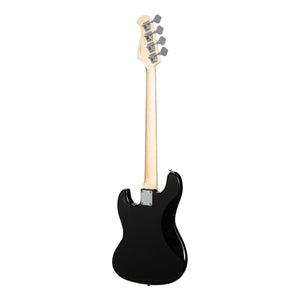 J&D Luthiers 4-String JB-Style Electric Bass Guitar - Black