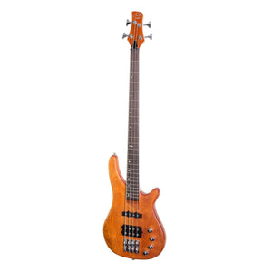 J&D Luthiers T-Style Contemporary Active Electric Bass Guitar - Natural Satin