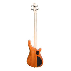 J&D Luthiers T-Style Contemporary Active Left Handed Electric Bass Guitar - Natural Satin