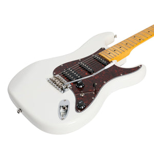 J&D Luthiers 'HSS' ST-Style Electric Guitar - White