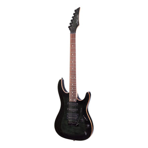 J&D Luthiers IE9 Contemporary Electric Guitar - Transparent Black