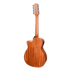 Martinez MNFC-1512-MOP 12-String Acoustic/Electric Guitar - Open Pore