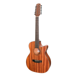 Martinez MNFC-1512-MOP 12-String Acoustic/Electric Guitar - Open Pore