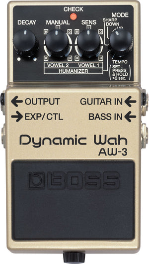 BOSS AW-3 Dynamic Wah Compact Pedal