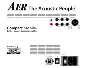 AER Compact Mobile 1x8" 60-Watt Battery-Powered Acoustic Amp - Downtown Music Sydney