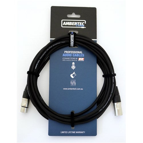 Ambertec Rean XLR-XLR Microphone Cable - 2m