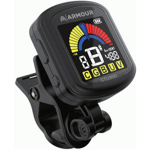 Armour CTU300 Rechargeable Clip-On Chromatic Tuner