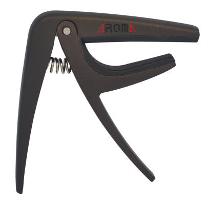 Aroma AC01 Capo for 6-String Acoustic or Electric Guitar - Coffee