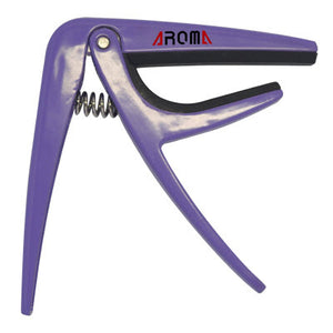 Aroma AC01 Capo for 6-String Acoustic or Electric Guitar - Purple - Downtown Music Sydney