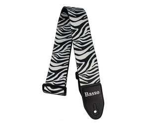 Basso Guitar Strap - Zebra