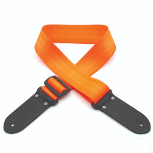DSL SB20 Seatbelt Guitar Strap - Orange