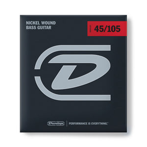 Dunlop DBN45105 Medium Gauge Bass Strings (45-105)