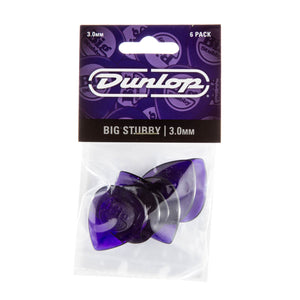 Dunlop Big Stubby Picks 6 Pack - 3.0mm - Downtown Music Sydney