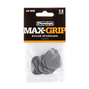 Dunlop Max Grip Standard Picks 12 Pack - .60mm - Downtown Music Sydney