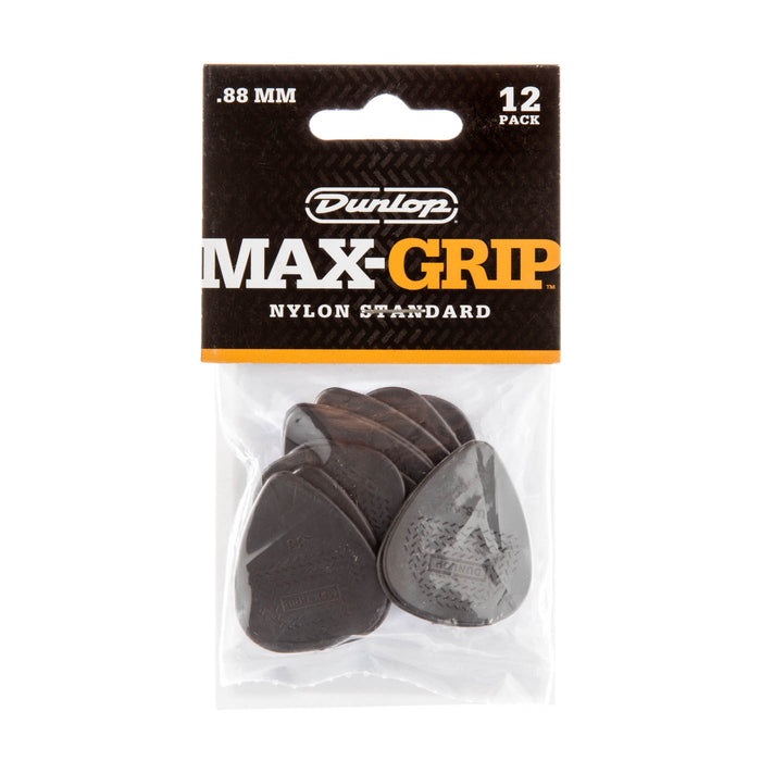 Dunlop Max Grip Standard Picks 12 Pack - .88mm