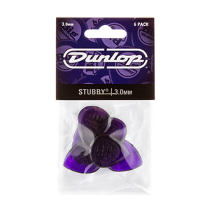 Dunlop Stubby Jazz Picks 6 Pack - 3.0mm - Downtown Music Sydney
