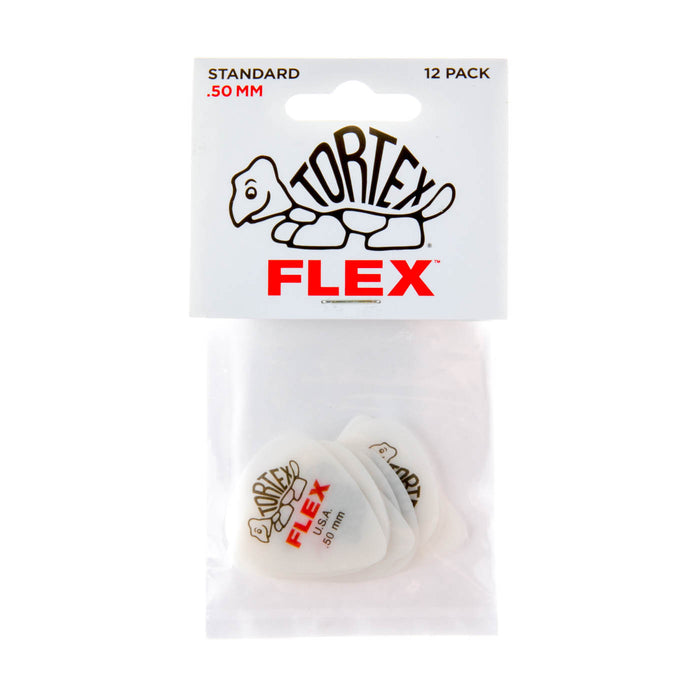 Dunlop Tortex Flex Standard Picks 12 Pack - .50mm Red
