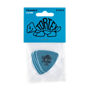 Dunlop Tortex Triangle Picks 6 Pack - 1.0mm Blue - Downtown Music Sydney