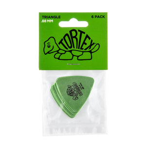 Dunlop Tortex Triangle Picks 6 Pack - .88mm Green - Downtown Music Sydney