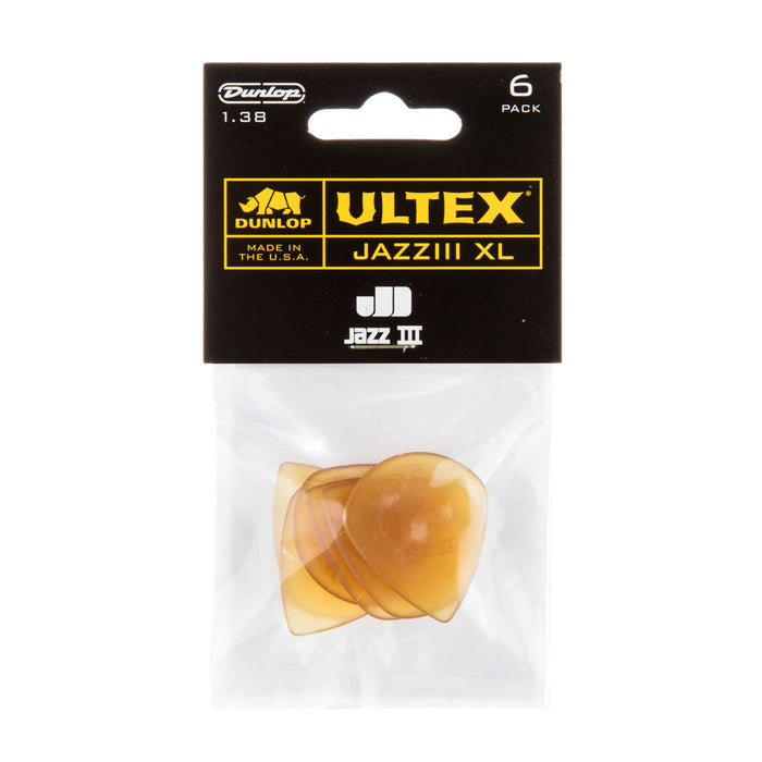 Dunlop Ultex Jazz III XL Picks 6 Pack - 1.38mm