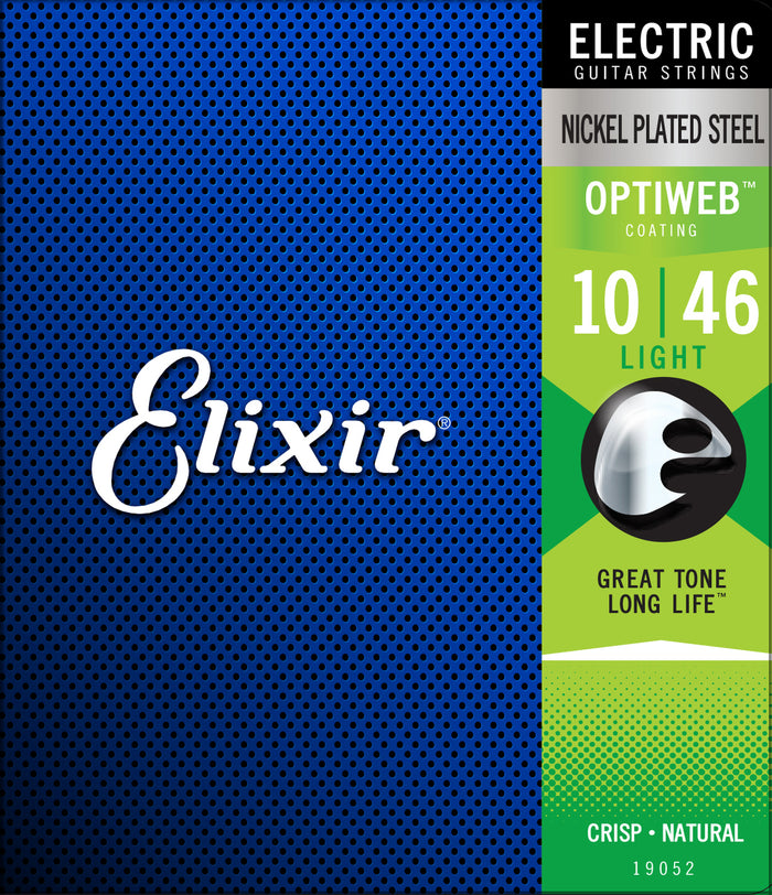 Elixir 19052 Optiweb Light Electric Guitar Strings (10-46)