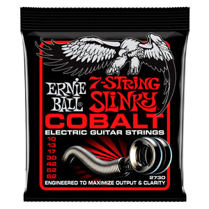Ernie Ball Slinky Cobalt 7-String Electric Guitar Strings (10-62)