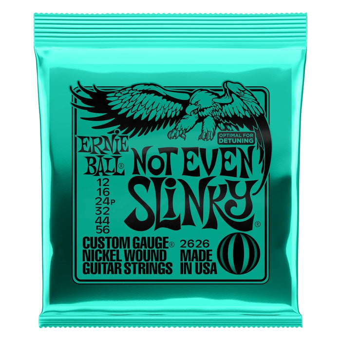 Ernie Ball Not Even Slinky Electric Guitar Strings (12-56)