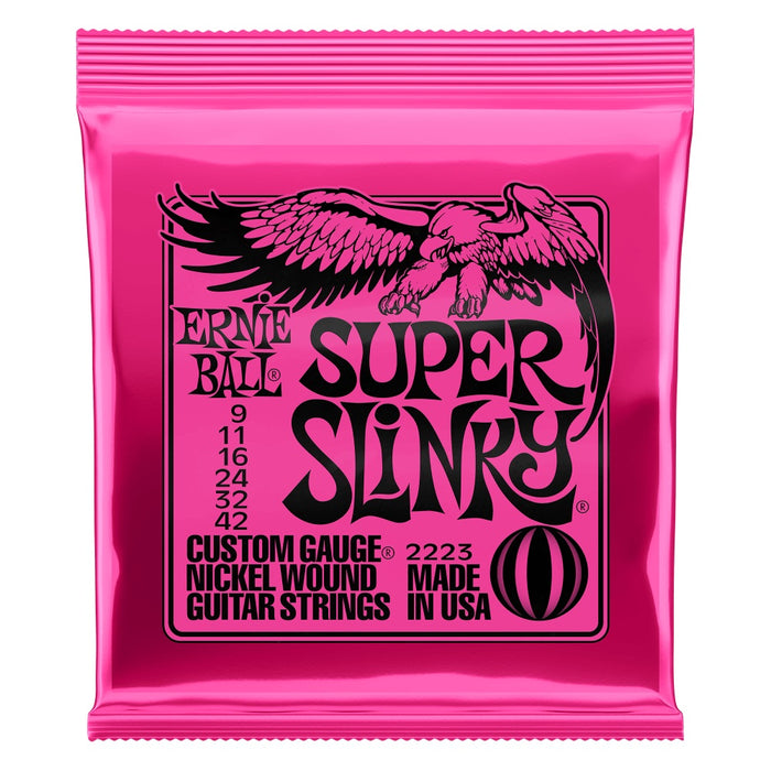 Ernie Ball Super Slinky Electric Guitar Strings (9-42)