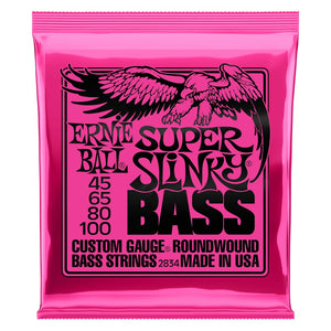 Ernie Ball Super Slinky Bass Strings (45-100) - Downtown Music Sydney