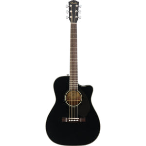 Fender CC-60SCE Acoustic/Electric Guitar - Black