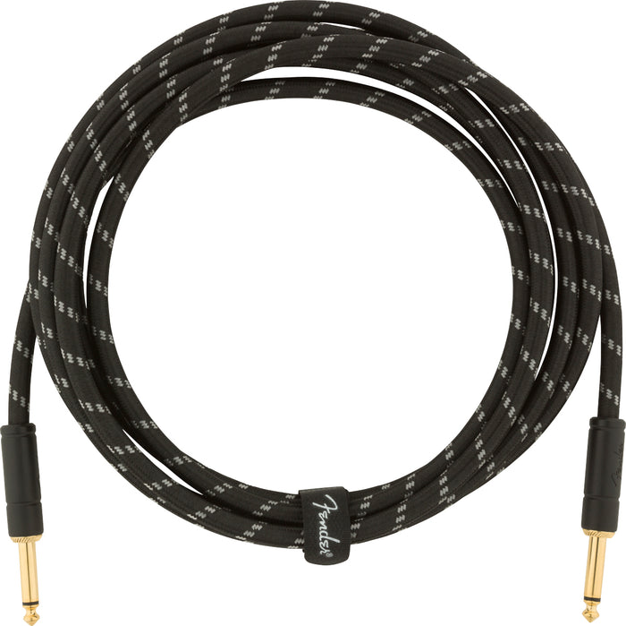 Fender Deluxe Series Instrument Cable - 10ft Black Tweed