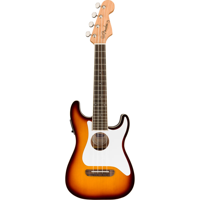 Fender Fullerton Strat Uke Acoustic/Electric Ukulele - Sunburst
