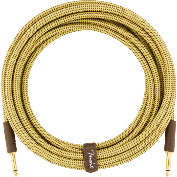 Fender Deluxe Series Instrument Cable Straight-Straight - 18.6ft Tweed