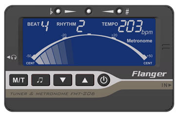 Flanger FMT-206RC Metro-Tuner Chromatic Tuner & Metronome