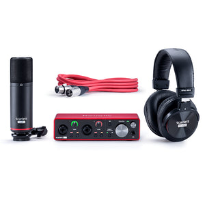 Focusrite Scarlett 2i2 Studio Gen 3 USB Audio Interface Package - Downtown Music Sydney