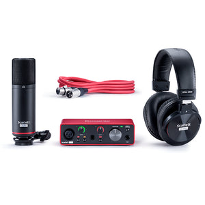 Focusrite Scarlett Solo Studio Gen 3 USB Audio Interface Package - Downtown Music Sydney