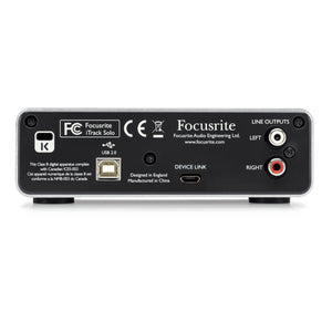 Focusrite iTrack Solo Audio Interface for iPad, Mac & PC