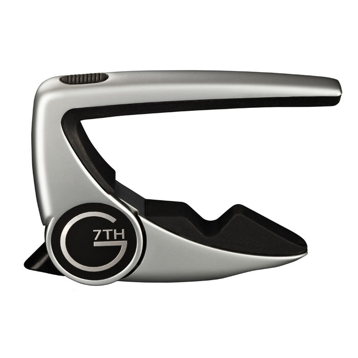 G7th Performance 2 Capo for 6-String Acoustic or Electric Guitar - Silver