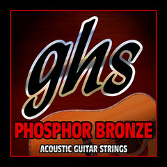 GHS S335 Phosphor Bronze Medium Acoustic Guitar Strings (13-56)