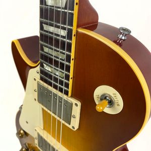 2008 Gibson Custom Shop LPR-8 Left Handed 1958 Les Paul Reissue - Iced Tea Burst